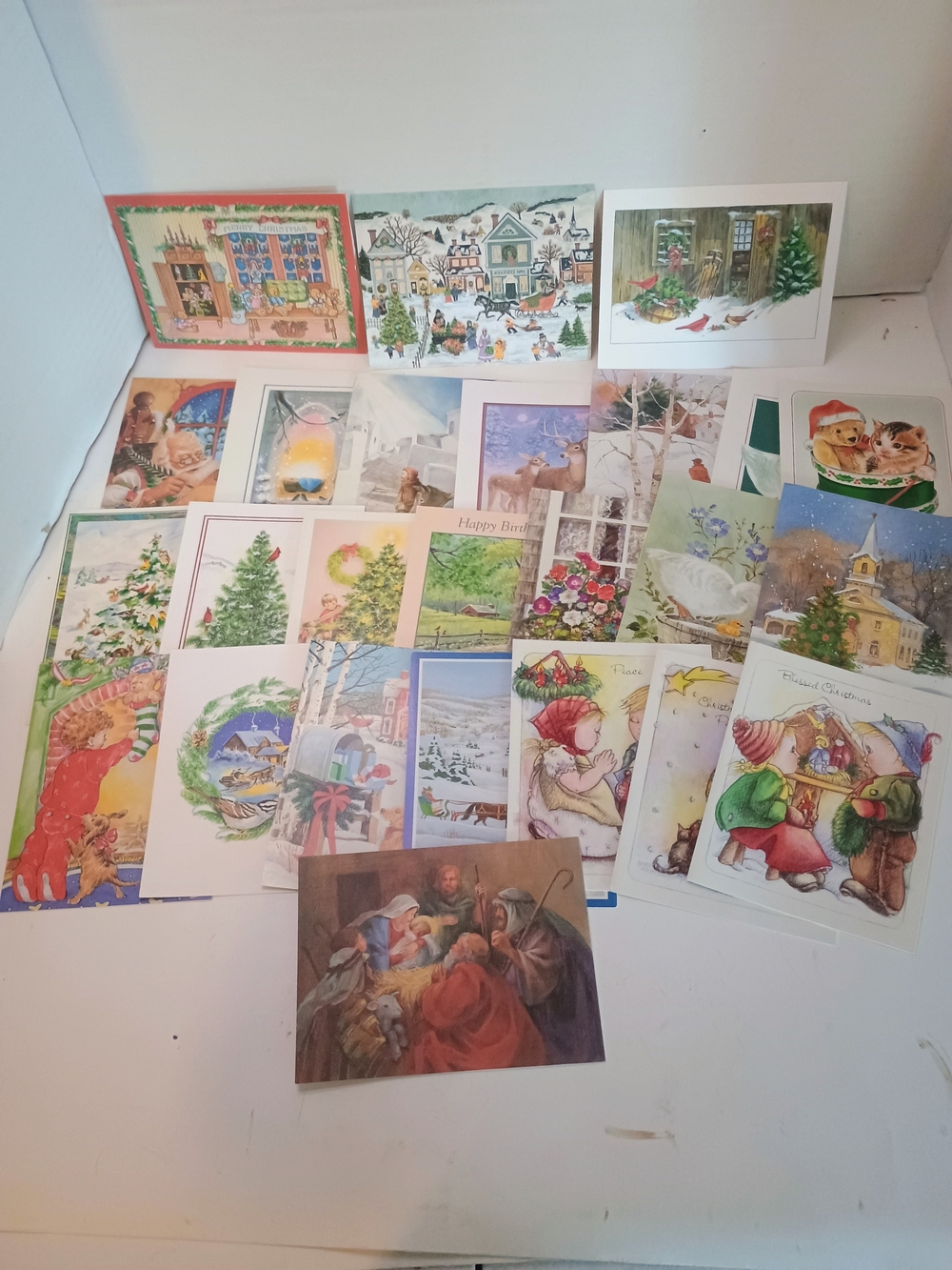 Christmas Holiday Cards over 70 With Envelopes